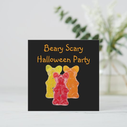 Regenbogenfarben Süßwarenliebhaber Einladung (Stehend Vorderseite)