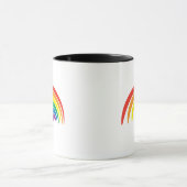 Regenbogenfarben Tasse (Zentrum)