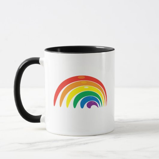 Regenbogenfarben Tasse (Links)