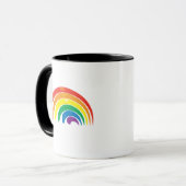 Regenbogenfarben Tasse (Vorderseite Links)