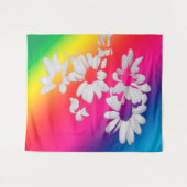 Regenbogenfarben Wandteppich (Vorderseite (Horizontal))