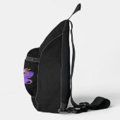 Regenbogenfarbene Drachen Cartoon Crossbody Bag (Rechts)