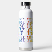 REGENBOGENFARBENE POSITIVE PRIDE-AUSSAGE TRINKFLASCHE (Rechts)