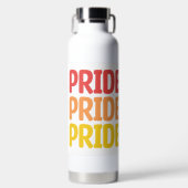 REGENBOGENFARBENE PRIDE-AUSSAGE TRINKFLASCHE (Vorderseite)