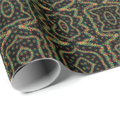 Regenbogenfarbene Seurat-Style-Pointillismus-Muste Geschenkpapier (Rolleneckpunkt)