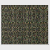 Regenbogenfarbene Seurat-Style-Pointillismus-Muste Geschenkpapier (Flach)