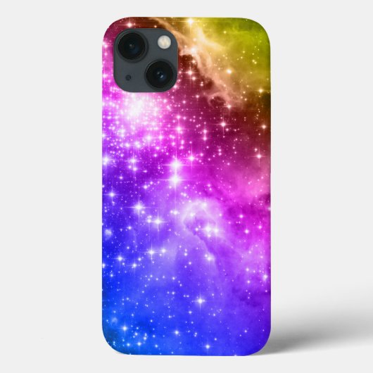 Regenbogenfarbene Sterne Case-Mate iPhone Hülle (Rückseite)