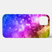 Regenbogenfarbene Sterne Case-Mate iPhone Hülle (Rückseite (Horizontal))