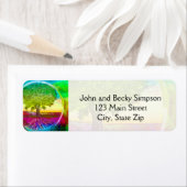 Regenbogenfarbener Baum des Lebens (Insitu)