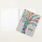 Regenbogenfarbener Baum des Lebens Planer (Anzeige)