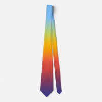 Regenbogenfarbener Schlips Multicolor Ombre Vibran