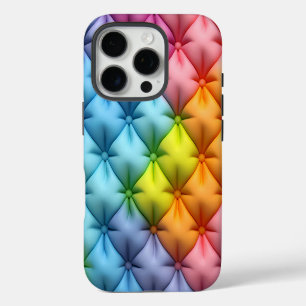 Regenbogenfarbenes Büscheläußeres iPhone 16 Pro Hülle