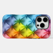Regenbogenfarbenes Büscheläußeres Case-Mate iPhone Hülle (Rückseite (Horizontal))