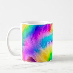 Regenbogenfarbenes Felldesign-75293 Kaffeetasse