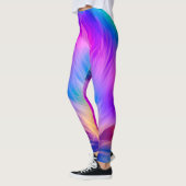 Regenbogenfarbenes Felldesign-75293 Leggings (Links)