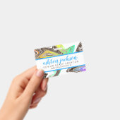 Regenbogenfarbenstriche FIRMA ID ABZEICHEN Ausweis (Handheld)