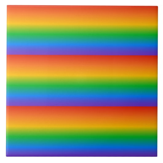 Regenbogenfarbverlauf Fliese (Vorderseite)