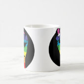 Regenbogenfäuste der Wut Kaffeetasse (Mittel)