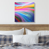 Regenbogenfederhalter.png Leinwanddruck (Insitu (Schlafzimmer))