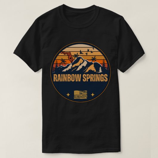 Regenbogenfedern, Florida T-Shirt (Design vorne)