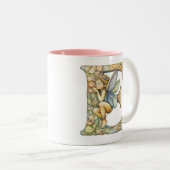 Regenbogenfee Anfangsbuchstabe 'E' Zweifarbige Tasse (VorderseiteRechts)