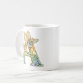 Regenbogenfee Initial 'A'  Kaffeetasse (Vorderseite Links)