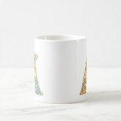 Regenbogenfee Initial 'A'  Kaffeetasse (Mittel)