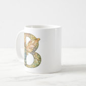 Regenbogenfee Initial 'B' Kaffeetasse (Vorderseite Links)