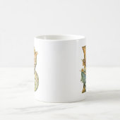 Regenbogenfee Initial 'B' Kaffeetasse (Mittel)