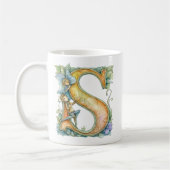 Regenbogenfee Initial 'S' Kaffeetasse (Links)