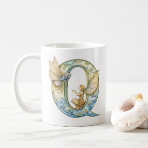 Regenbogenfee Initiale 'Q' Kaffeetasse