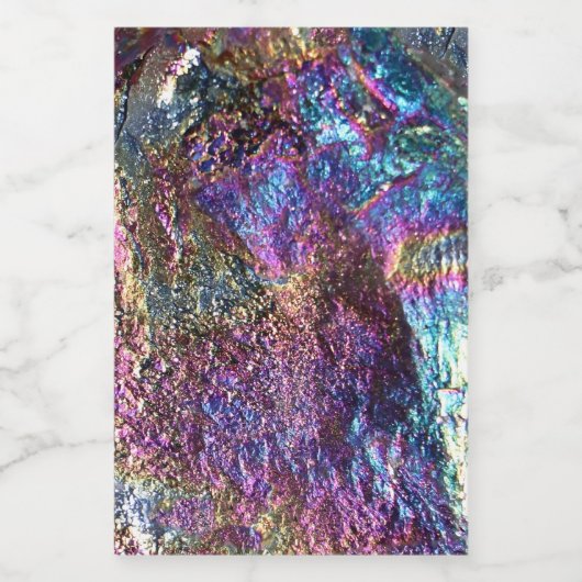 Regenbogenfelsen Lebensmitteletikett (Einzelnes Label)