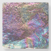 Regenbogenfelsen Steinuntersetzer (Vorderseite)