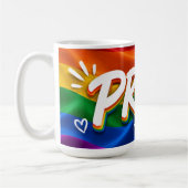 Regenbogenfest der Stolzfeier Kaffeetasse (Links)