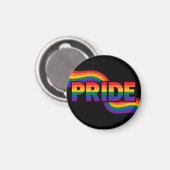 Regenbogenfest der Stolzfeier Magnet (Vorderseite/Rückseite)