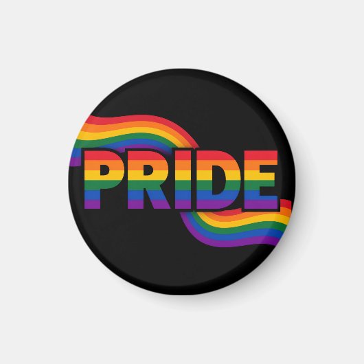 Regenbogenfest der Stolzfeier Magnet (Vorne)