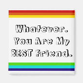 Regenbogenfeuermagnet Magnet (Vorne)