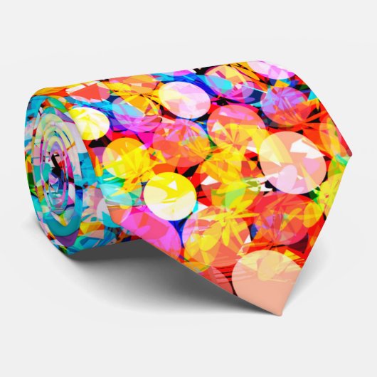 Regenbogenfeuerwerk Krawatte (Gerollt)