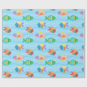 Regenbogenfisch Geschenkpapier (Flach)