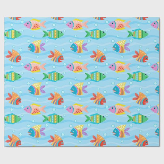 Regenbogenfisch Geschenkpapier (Flach)