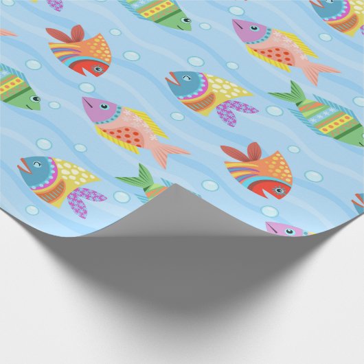Regenbogenfisch Geschenkpapier (Ecke)