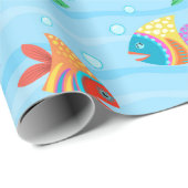 Regenbogenfisch Geschenkpapier (Rolleneckpunkt)