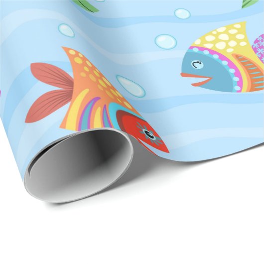 Regenbogenfisch Geschenkpapier (Rolleneckpunkt)