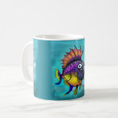 Regenbogenfisch Kaffeetasse (Vorderseite Links)