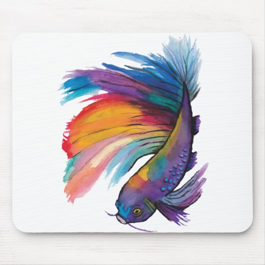 Regenbogenfisch Mousepad (Vorne)