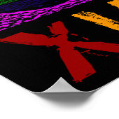 Regenbogenfisch Poster (Ecke)