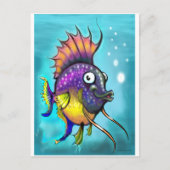 Regenbogenfisch Postkarte (Vorderseite)