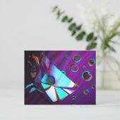 Regenbogenfisch Postkarte (Stehend Vorderseite)