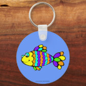 Regenbogenfisch Schlüsselanhänger (Vorderseite)