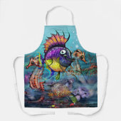 Regenbogenfisch Schürze (Vorderseite)